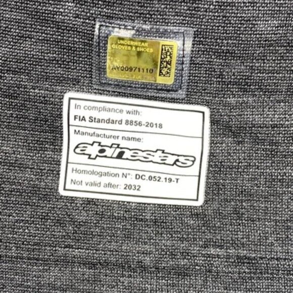 NEW ALPINESTARS T-Shirt Top Anthracite/Melange Gray Size L Race V3 Long Sleeve - Picture 7 of 13